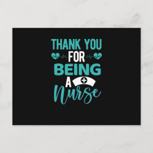Danke, dass du eine Krankenschwester bist - Wertsc Postkarte