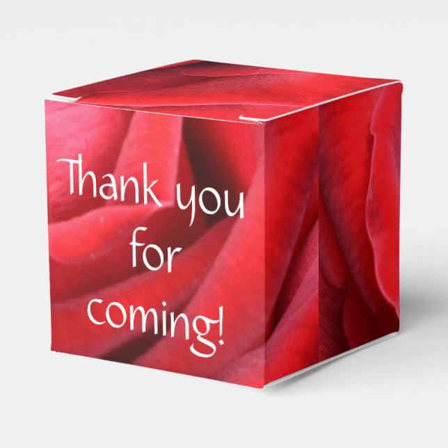 Danke, dass du gekommen bist Gunst Box Geschenkschachtel (Vorderseite)