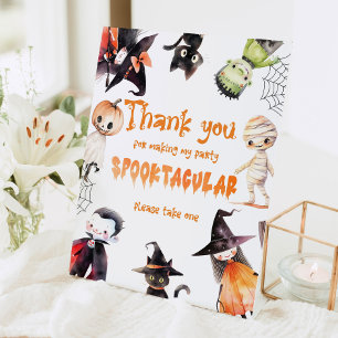 Danke, dass du gekommen bist, um Halloween-Kostüm- Sockelschild