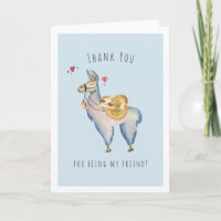 Danke, dass du mein Freund bist | Llama Sloth