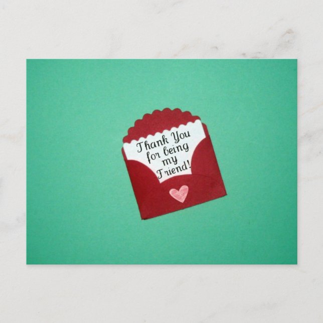 Danke, dass du mein Freund bist! Postkarte (Vorderseite)