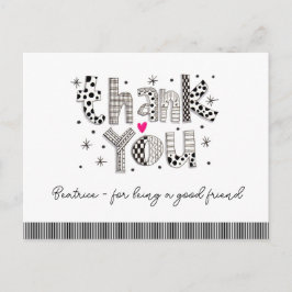 Danke, dass du mein Freund gewesen bist Postkarte