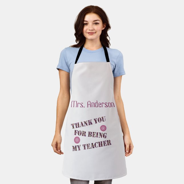 Danke, dass du mein Lehrer-Klassenbewusstsein bist Schürze (Getragen)