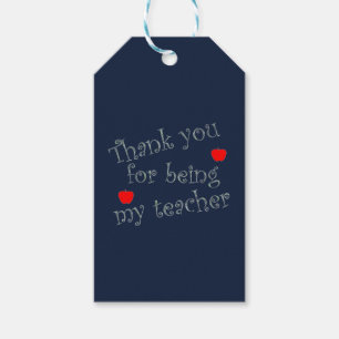 Danke, dass du mein Lehrer Red Apples bist Geschenkanhänger