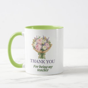 Danke, dass du mein Lehrer warst - Keramik-Mug mit Tasse
