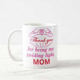 Danke, dass du mein Leitlicht, meine Mama bist Kaffeetasse