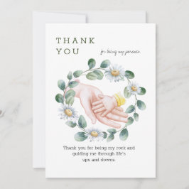 Danke, dass du mein Rock bist Dankeskarte