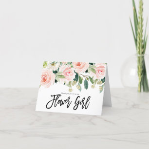 Danke, dass du meine Blume Girl Card Flororal Dankeskarte