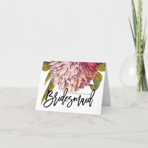 Danke, dass du meine Bridesmaid-Karte Florin gewes Dankeskarte