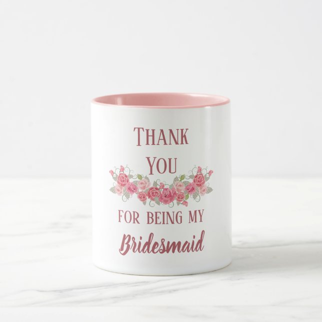 Danke, dass du meine Bridesmaid warst Tasse (Zentrum)