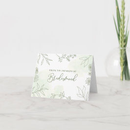 Danke, dass du meine Bridesmaid Wedding Card bist Karte