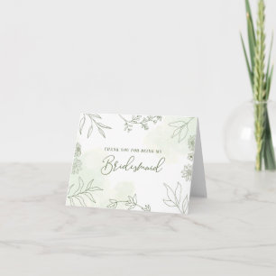 Danke, dass du meine Bridesmaid Wedding Card bist Karte