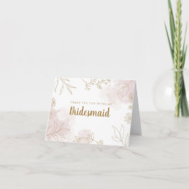 Danke, dass du meine Bridesmaid Wedding Card bist Karte