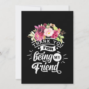 Danke, dass du meine Freunde bist Einladung