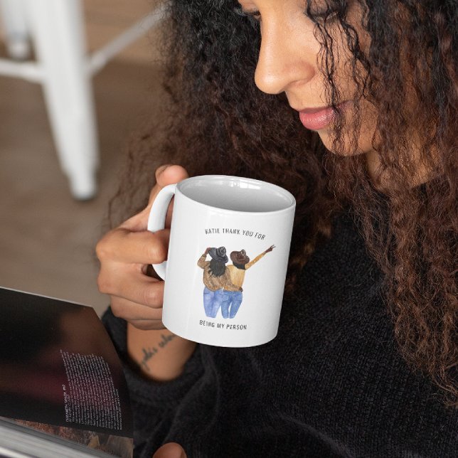 Danke, dass du meine Person bist | Bester Freund Kaffeetasse (Von Creator hochgeladen)