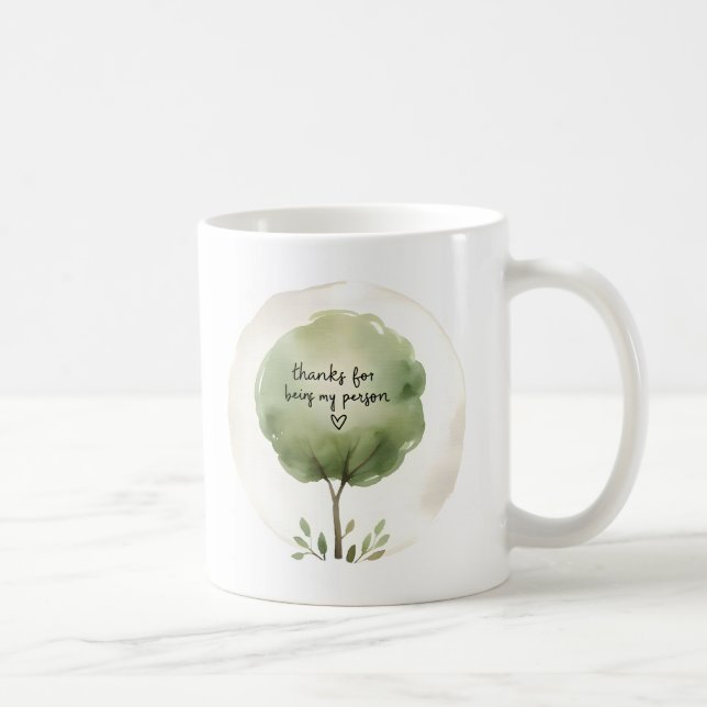 Danke, dass du meine Person bist Kaffeetasse (Rechts)