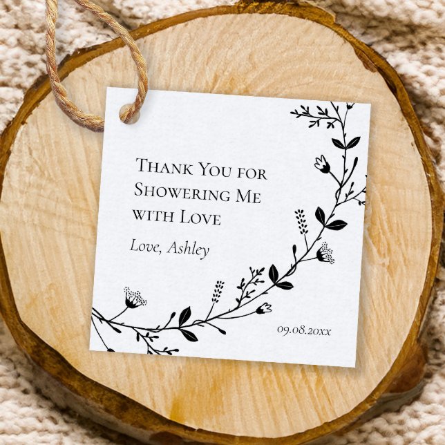 Danke, dass du mich mit Liebe-Dusche duschst Geschenkanhänger (Von Creator hochgeladen)