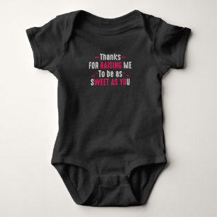 Danke, dass du mich so süß wie du gemacht hast baby strampler