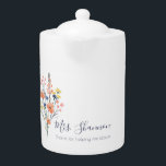 Danke, dass du mir beim Bloom Tea Pot geholfen has<br><div class="desc">Lassen Sie sich von dieser schönen Aquarellblume,  "Danke,  dass Sie mir beim Blühen geholfen haben" Teekanne zu schätzen wissen! Perfekt für Lehrer! Matching Tasse verfügbar!</div>