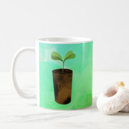 Danke, dass du mir beim Wachsen geholfen hast! Kaffeetasse