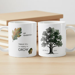 Danke, dass du mir beim Wachsen geholfen hast - Wa Kaffeetasse