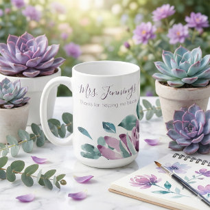 Danke, dass du mir geholfen hast, aufzublühen Tass Kaffeetasse