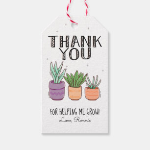 Danke, dass du mir geholfen hast, die Lehrerin zu Geschenkanhänger