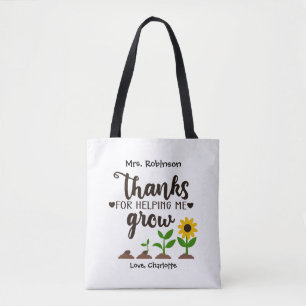 Danke, dass du mir geholfen hast, Lehrerin Sonnenb Tasche