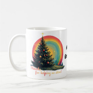 Danke, dass du mir geholfen hast zu strahlen Herzl Kaffeetasse