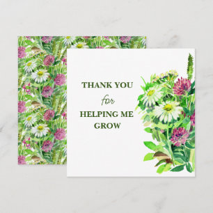 DANKE, DASS DU MIR GEHOLFEN HAST ZU WACHSEN! DANKESKARTE