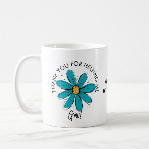 Danke, dass du mir hilfst, Lehrer-Kaffeetasse zu w Kaffeetasse