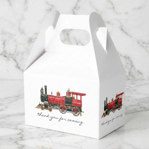 Danke, dass du mit dem roten Zug gekommen bist Geschenkschachtel