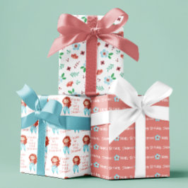 Danke, dass du Papierblätter umgehst Geschenkpapier Set