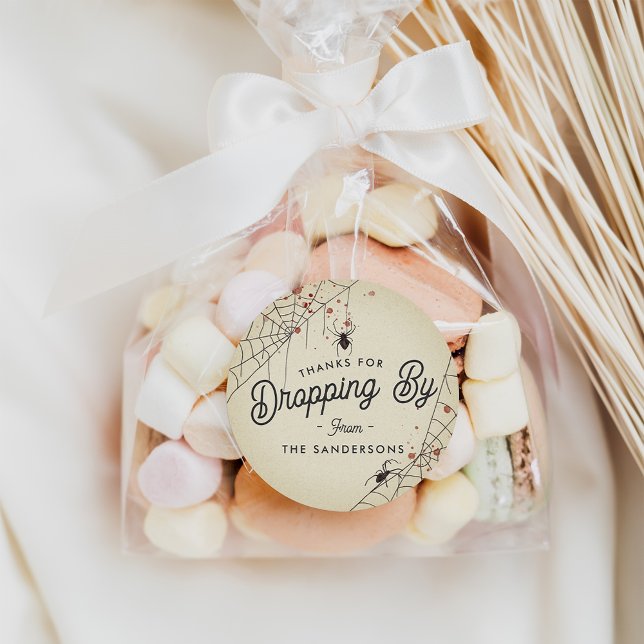 Danke, dass du von Halloween-Party Gevor gefallen  Runder Aufkleber (Von Creator hochgeladen)