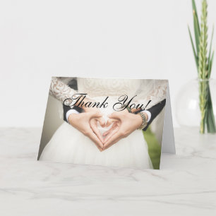 Danke, dass du zur Hochzeitkarte gekommen bist Dankeskarte