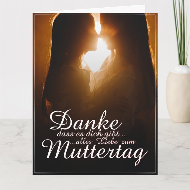Danke, dass es dich gibt! karte (Vorderseite)