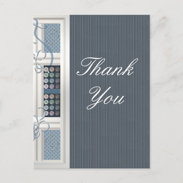 Danke, dass Sie Addict nähen Postkarte (Vorderseite)