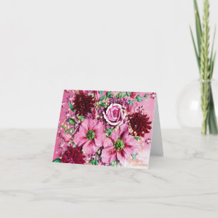 Danke, dass Sie die Karte "Pink Floral Whimsy" erh