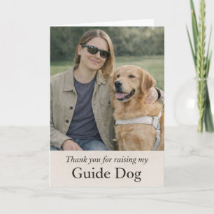 Danke, dass Sie meinen Golden Retriever-Führhund a Karte