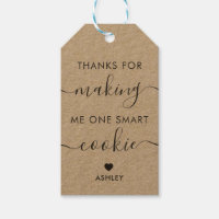 Danke, dass Sie mich zu einem Smart Cookie Tag gem