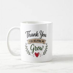 Danke, dass Sie mir geholfen haben, Personalisiert Kaffeetasse