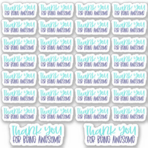 Danke, dass Sie Phantastisch sind - Vinyl Sticker