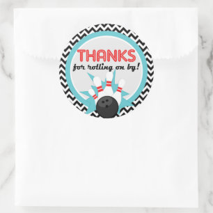 Danke, dass Sie von Bowling Round Stickers weiterl