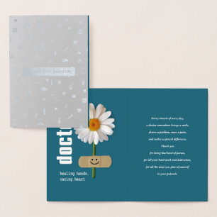 Danke, Doktor. Real Foil Luxury Cards Folienkarte
