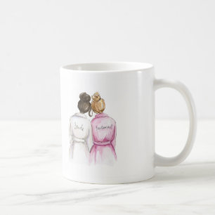 DANKE dunkle Br-Brötchen-Braut-dunkles Kaffeetasse