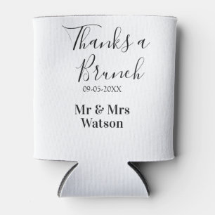 Danke ein Brunch nach der Hochzeit Name Datum einf Dosenkühler