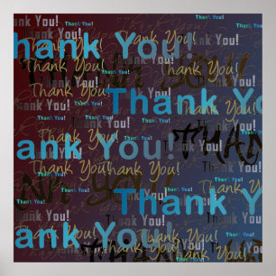 Danke! Ein großes Poster von vielen Dank!