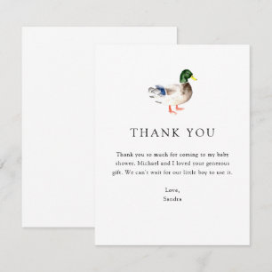 Danke Enten-Baby-Party Elegant Einfach Minimal