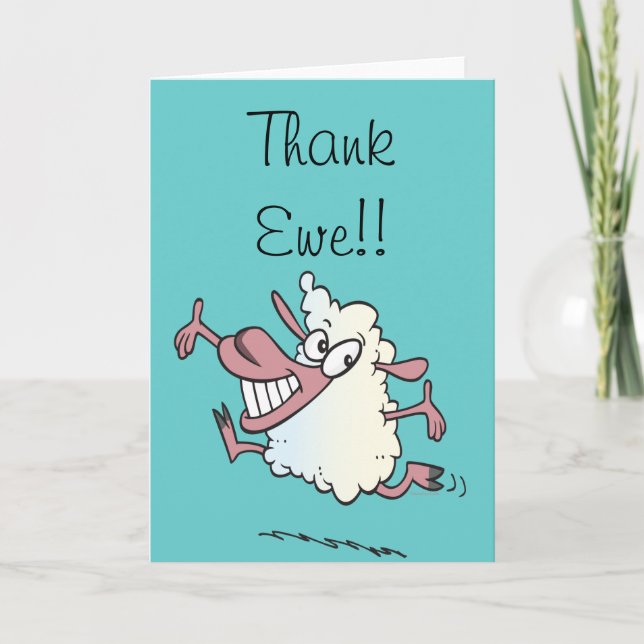 Danke Ewe Pun Sheep (Vorderseite)