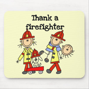 Danke-Feuerwehrmann T-Shirts und Geschenke Mousepad